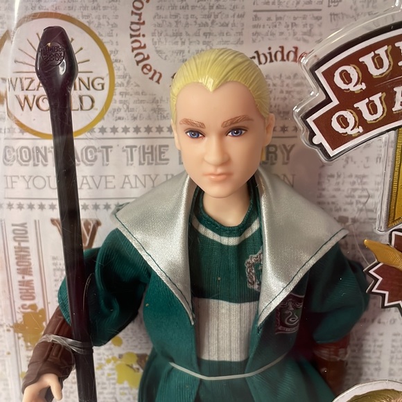 Harry Potter 12” Draco Malefoy Figure Quidditch NIB - Picture 2 of 9